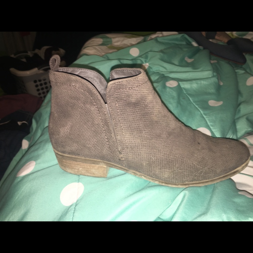 Tan booties